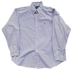 Ralph Lauren BLAKE XL BD Shirt Oversize Plaid For 14Y+ Japan
