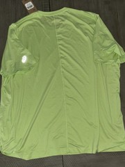 ASICS MEN’S SHORT SLEEVE HTHR TECH TOP Lime Green Heather 3XL