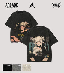 Arcade Anime Himiko Toga My Hero Academia Street Style Oversized Graphic T-Shirt