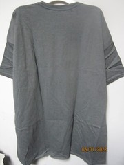Fruit of the Loom Men’s Charcoal Heather Short Sleeve Crew Shirt Size 2XL(50/52)