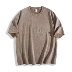 Vintage Washed T Shirt Men Women Oversized Tee 100% Cotton Casual Streetwear