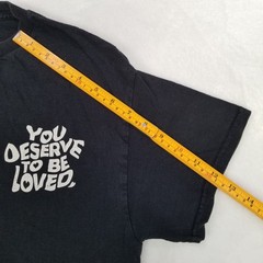 Dream Clothing You Deserve To Be Loved T-Shirt Men’s Size Medium Black