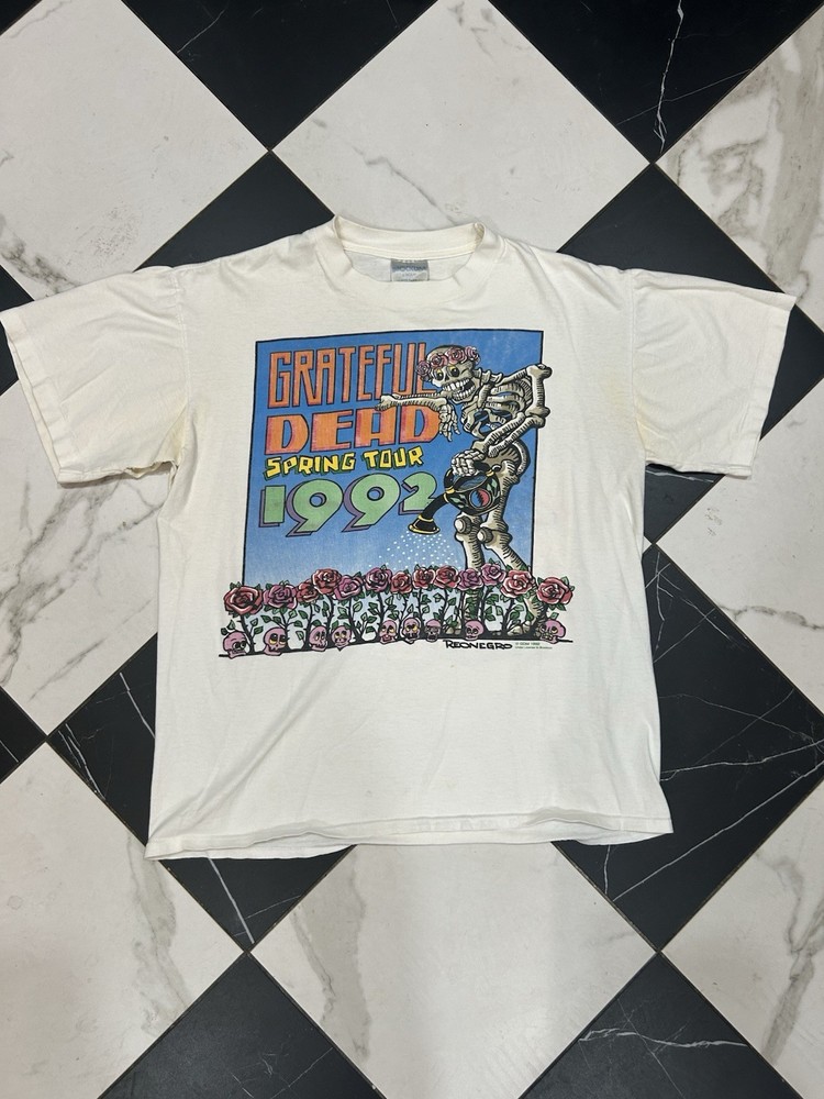 Vtg 1992 Grateful Dead Spring Tour Antonio Reonegro artwork Brockum Tag Large