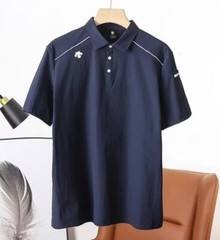 Men New Descente Cotton Breathable Sports Quick Drying Short Sleeves T-shirt