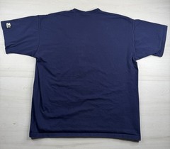 Vtg Starter Denver Broncos Graphic T-Shirt Blue Embroidered USA Made 90s Mens XL