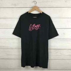 G-Eazy Shirt Pink Script Signature Black Rap Hip Hop Concert Tee Size Medium