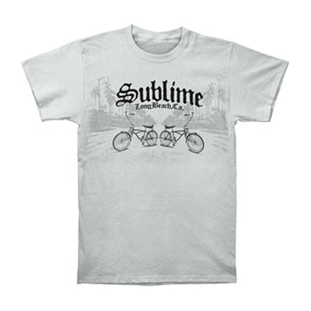 Men’s Sublime Bicycles Slim Fit T-shirt Small Grey