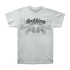 Men’s Sublime Bicycles Slim Fit T-shirt Small Grey