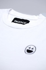 BIGFACE Coffee Oversized Heavyweight T-Shirt White XL 365 GSM Combed Cotton USA