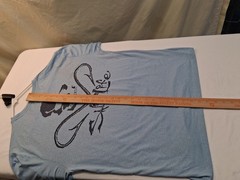 Salt Life SLX UVAPOR Long Sleeve T-shirt, Sz. Med Light Blue Poly/Spandex Blend
