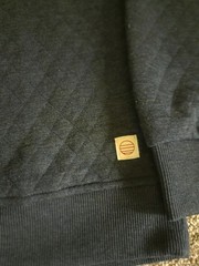 MARINE LAYER Corbet Quilted Crewneck Men’s Pullover Size Large Navy