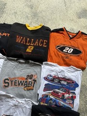16PC Mixed NASCAR Tee/Hoodie Lot with Graphic T-Shirts Mixed Sizes 2000’s/Modern
