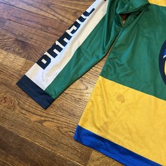 PBR Brasil Brazil Monster Jersey Global Cup XL Pro Bull Riding Shirt – Stains