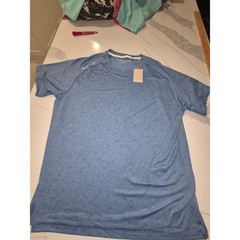 Peter Millar Crown Sport Active Men Storm Blue Swirl T-Shirt UPF 50 MS22EK300A L
