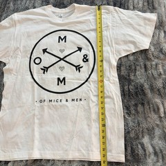 Of Mice & Men White T-Shirt Size XL (dead stock)