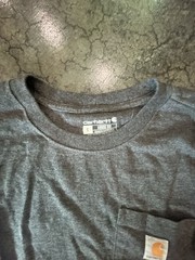 Carhartt Men’s K87 Loose Fit Heavyweight Pocket T-Shirt in Carbon Heather