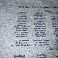 Russell Athletic Little League Southern Region 2005 T-Shirt Mens L