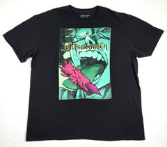 Jujutsu Kaisen Yuji Itadori Men’s Black Graphic T- Shirt – 2XL