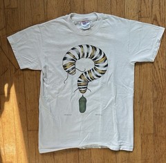 Vintage 1992 Liberty Graphics Monarch butterfly metamorphosis T-shirt