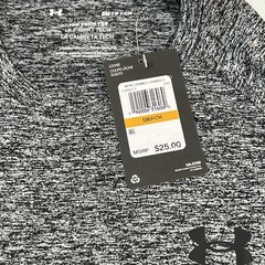 Under Armour Mens UA Tech 2.0 T-Shirt Short Sleeve – 1326413 – SMALL – Black Gra