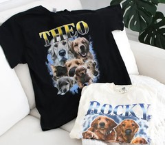 Custom Pet Shirt Pet Photo + Name Custom Dog Portrait Personalized Shirt
