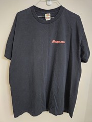 Vintage Snap On Fruit of the Loom Heavy Cotton T Shirt – Black – XL
