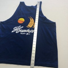 vtg 90s Huanchaco SURF Tank Top Sz Muscle Shirt Trujilla Peru Beach Sunset