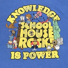 School House Rock Classic Vintage TV Commercials Ripple Junction XL T-Shirt