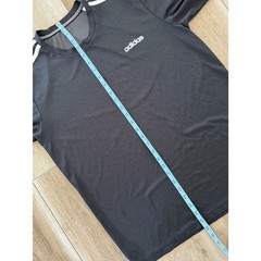 Adidas Climalite Black T-Shirt Mens Large 3 Stripe Athletic Gym Shirt Logo Sport
