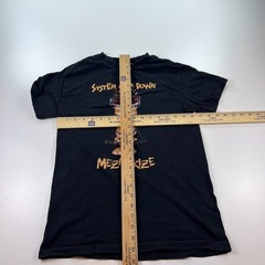 System of a Down Mezzmerize Shirt Adult Small Black Crew Neck Rock Music Graphic