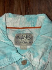 Salt Life Men’s Size Large Graphic T-Shirt Blue Short Sleeve Casual Tee FASTSHIP
