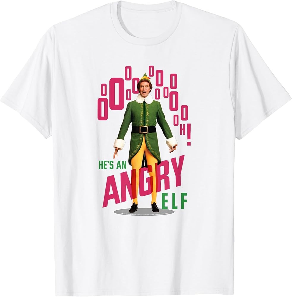 Elf He’s an Angry Elf T-Shirt