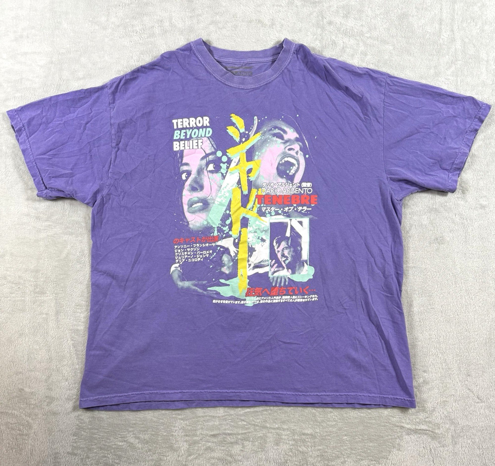 Rucking Fotten TENEBRE Terror Beyond Belief Horror Movie Shirt 3XL Dario Argento