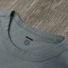 Buck Mason T Shirt Men’s XL Bkue Tough Knit Short Sleeve Crewneck Heritage Slub