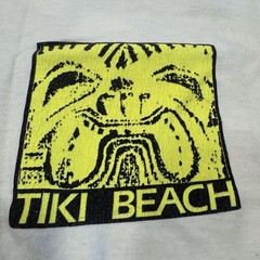 Vintage T Shirt Men Dual Double Side Single Stitch USA Tiki Beach Surf 90s Neon