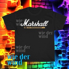 New Marshall Amplification Music Logo Men’s T-shirt funny size S to 5XL
