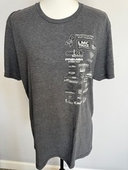 Anvil by Gildan Lightweight Men’s Grey T-Shirt, Size L