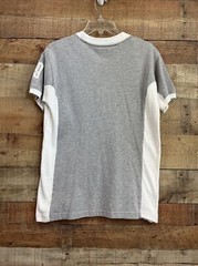 Mens T Shirt 2 Tone No 9 Scotland Saltire Logo Grey Medium