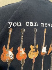 Vintage 90’s You Can Never Have Too Many Guitars Black Shirt Size XL