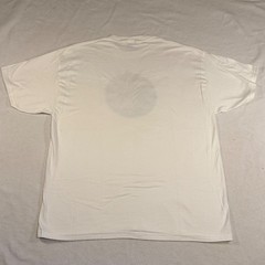 Hanes Beefy-T Asphalt Jungle 100 LBS Weight Plate Graphic T-Shirt Mens XL White