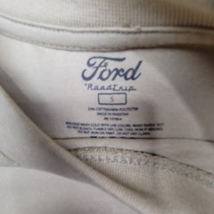 Ford Bronco Men’s Beige Shirt Size Small Cotton Blend Graphic Tee
