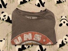 Guns N Roses Adult Small Unisex Brown Shirt Hard Rock Band Music Tour Graphic