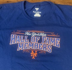 New York Mets Shirt Mens XL Hall Of Fame Members T-Shirt MLB NY Shea Stadium