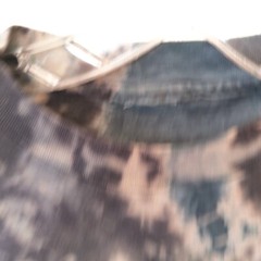 “IMAGES” 80s tie-dye rasta wear jamaica shirt paper thin deadstock crumple style