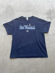 Delta Pro Weight, San Fransisco Graphic Tee Men’s XL Navy Blue Souvenir Tee