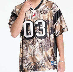 NEW MENS ADIDAS ORIGINALS CAMO 3 STRIPES TREFOIL JERSEY SHIRT ~ LARGE #KD6250