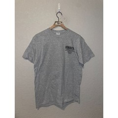 2009 Gildan Ignacio CO Colorado Hog Biker Graphic Gray Shirt Tee 2000s M Medium