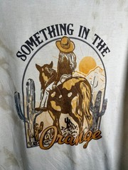 Zach Bryan “Something in the Orange” Tie Dye Graphic Country T-Shirt Size Large