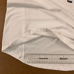 Kenneth Cole Mens Size Small White Short Sleeve Crew Neck T-Shirt NWT *Flaw