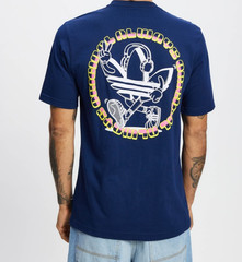 NEW MEN’S ADIDAS ORIGINALS MUSIC TREFOIL SHIRT ~SIZE MEDIUM #JW3016
